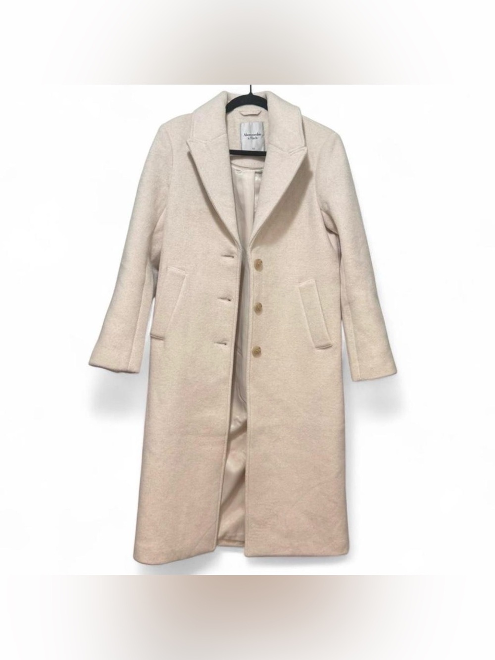 Abercrombie & Fitch Wool Blend Top Coat